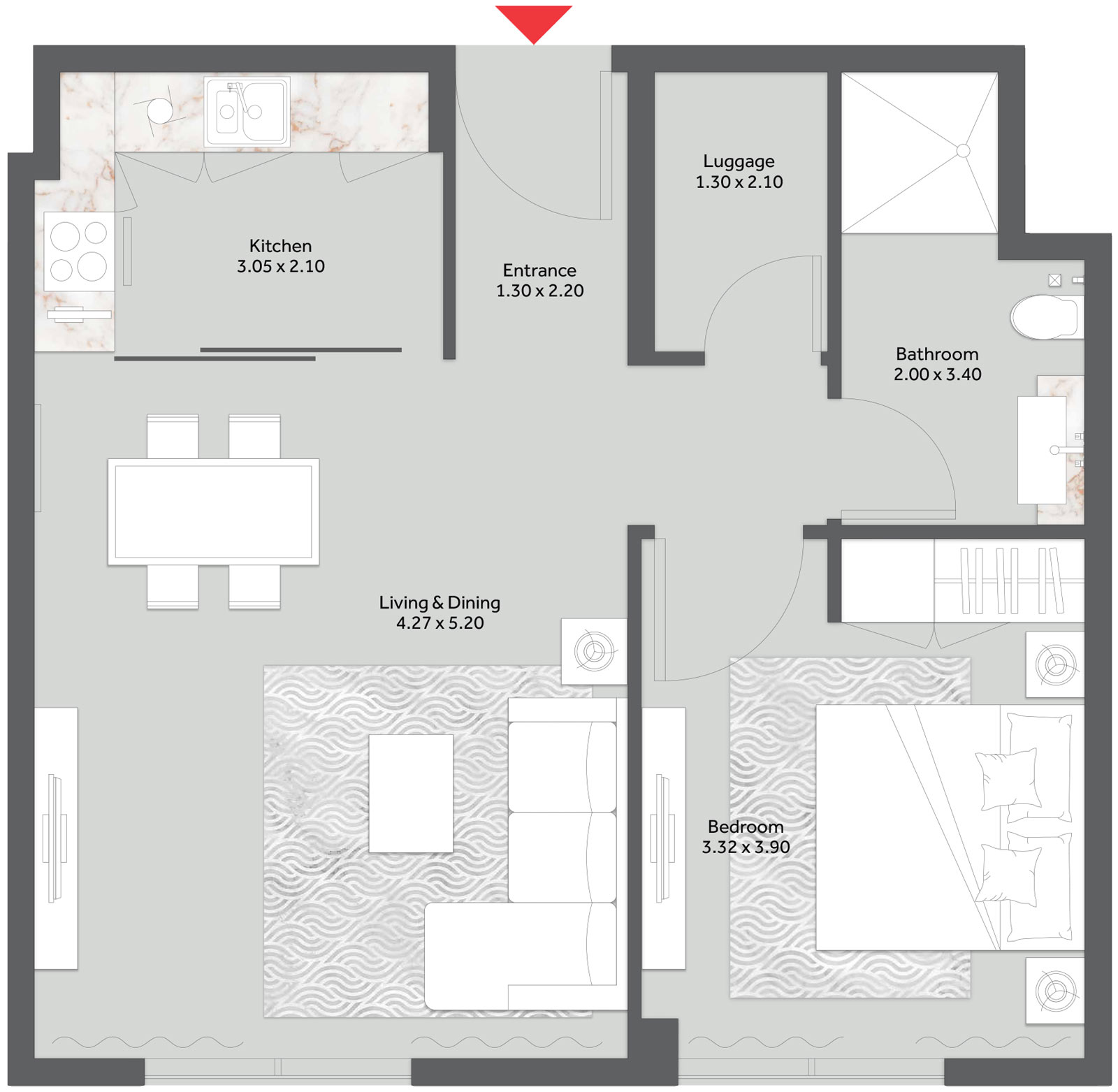 Floor Plans of Marriott Residences JVC