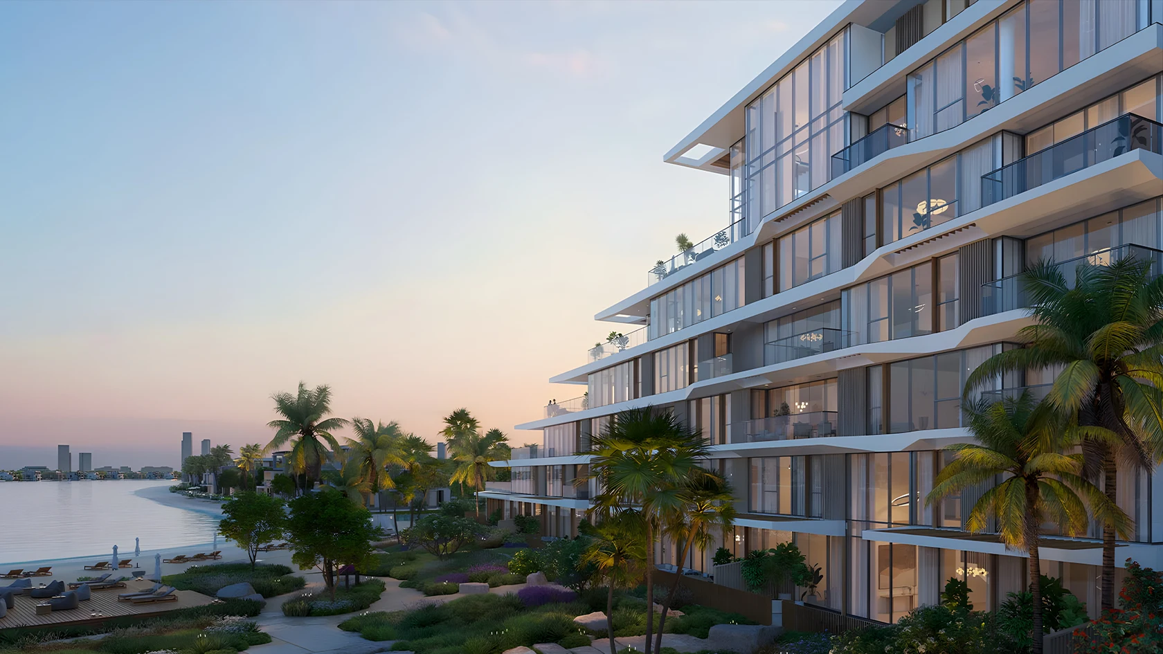 Nakheel Palm Central Private Residences on Palm Jebel Ali, Dubai