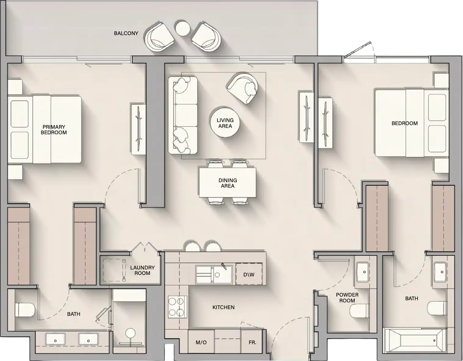 Floor Plans of Ellington The Hillgate