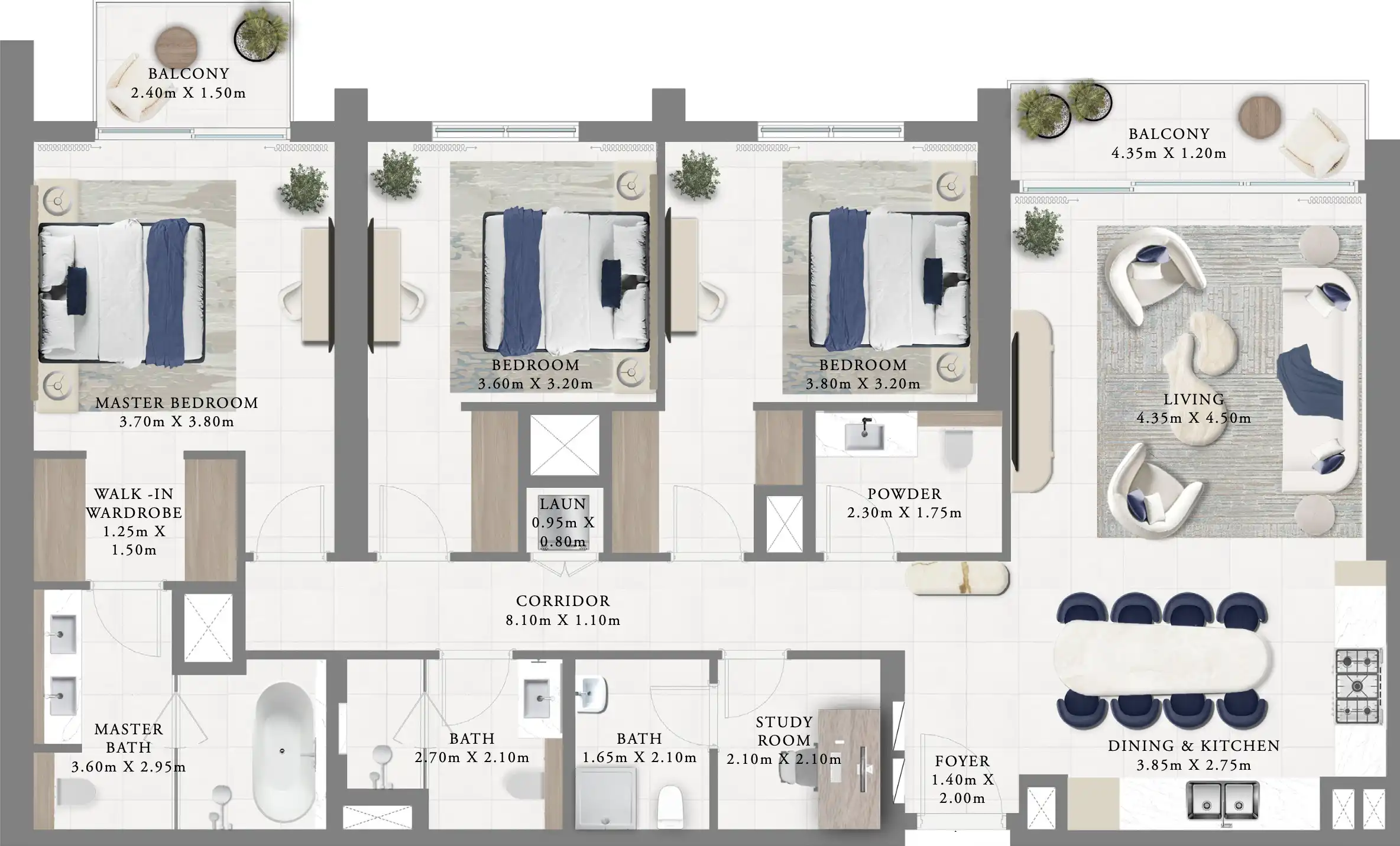 Floor Plans for Emaar Altus in Dubai