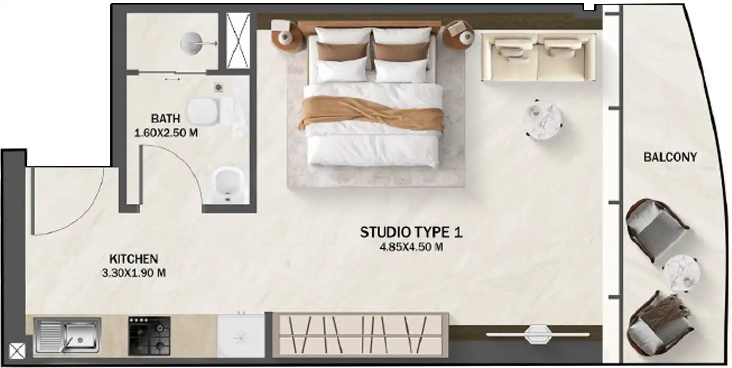 Планировка Azure Park Residences