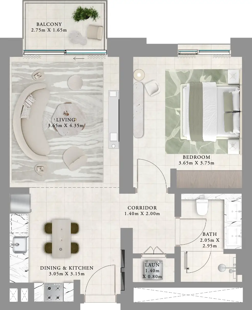 Floor Plans for Emaar Oria in Dubai