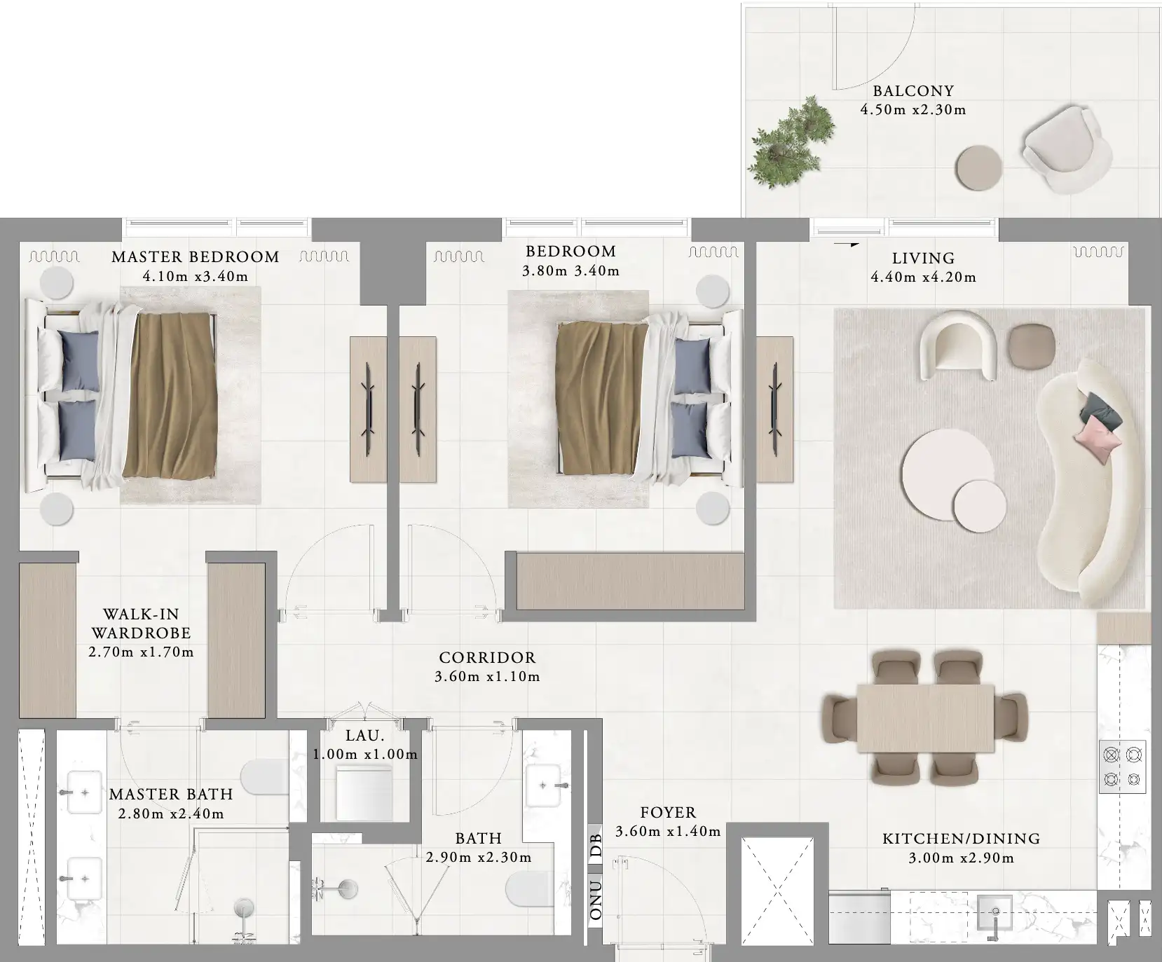 Floor Plans for Emaar Ocean Cove in Dubai