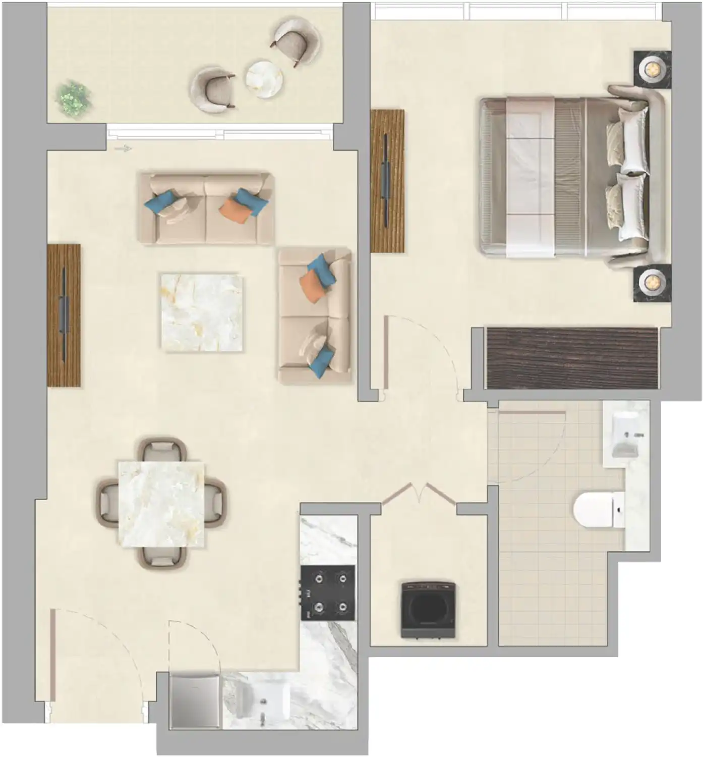 Floor Plans for Sobha Skyvue Altier in Dubai