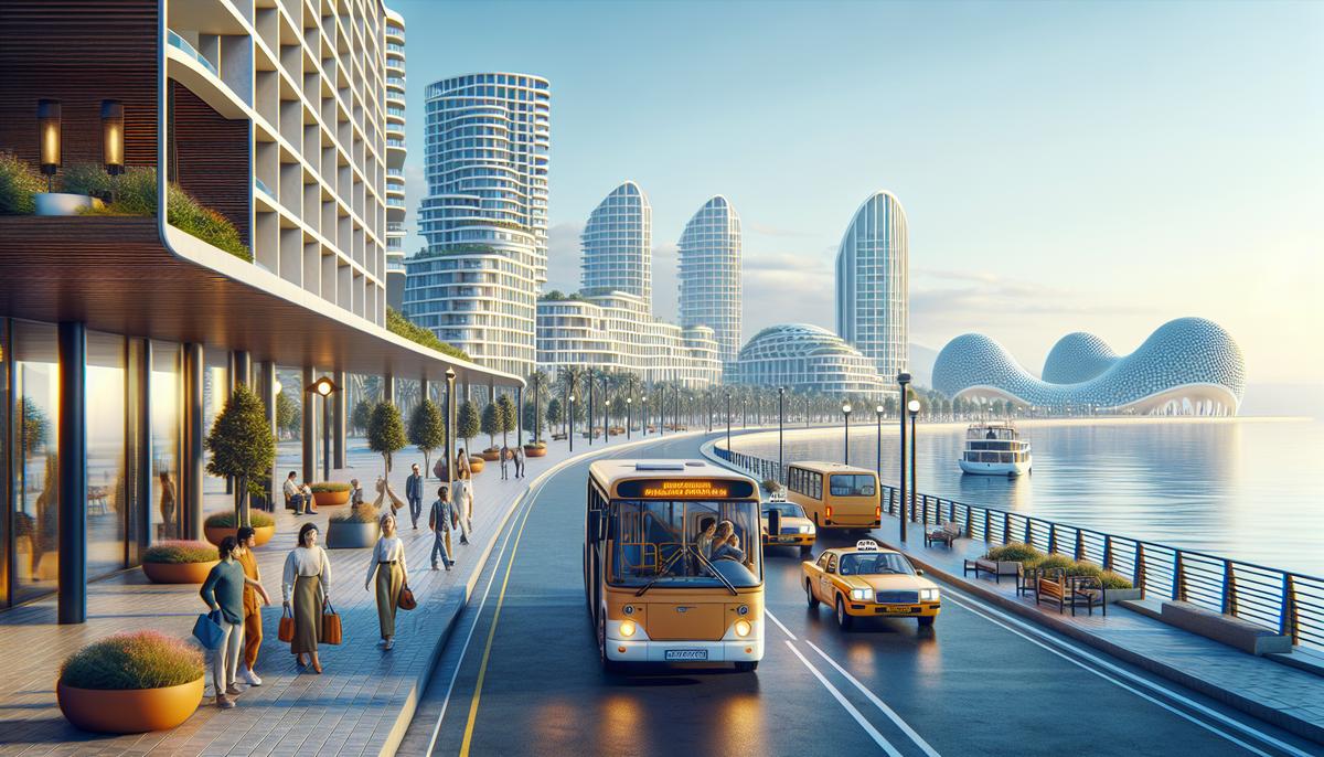 Как работает транспортная система Батуми Автобус и такси на набережной Батуми