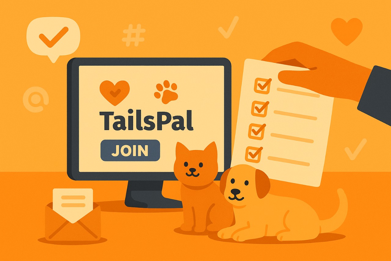 Регистрация фонда или приюта на платформе помощи животным TailsPal