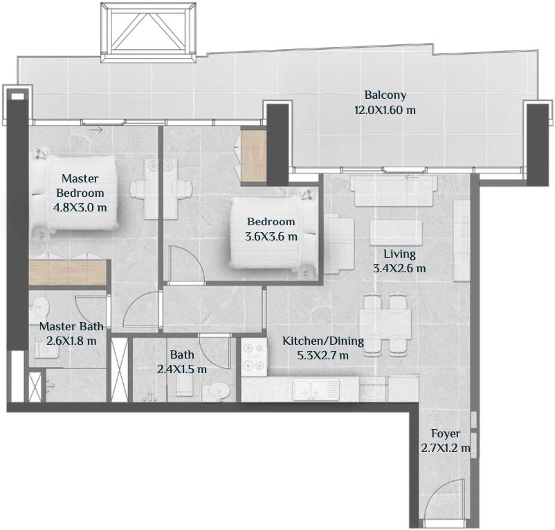 Floor Plans of Sky Hills Residences