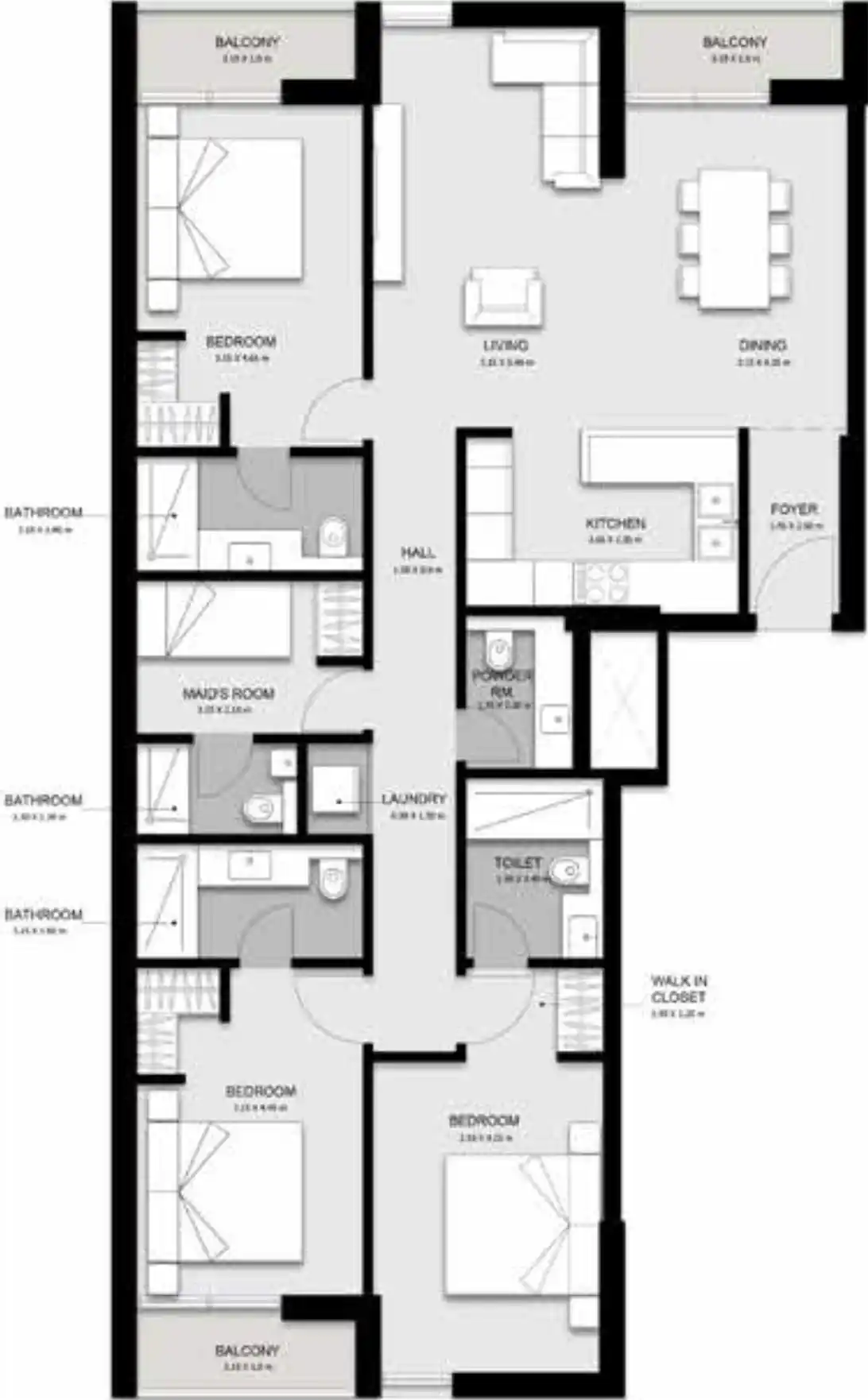 Floor Plans for Nama 5 by Alef Group in Sharjah