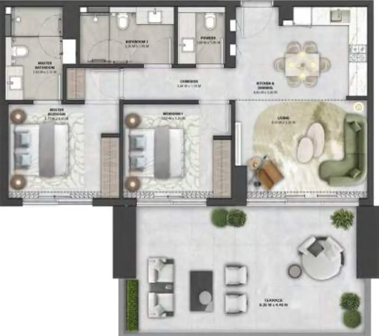 Floor Plans for Arancia Yards by BEYOND in Dubai