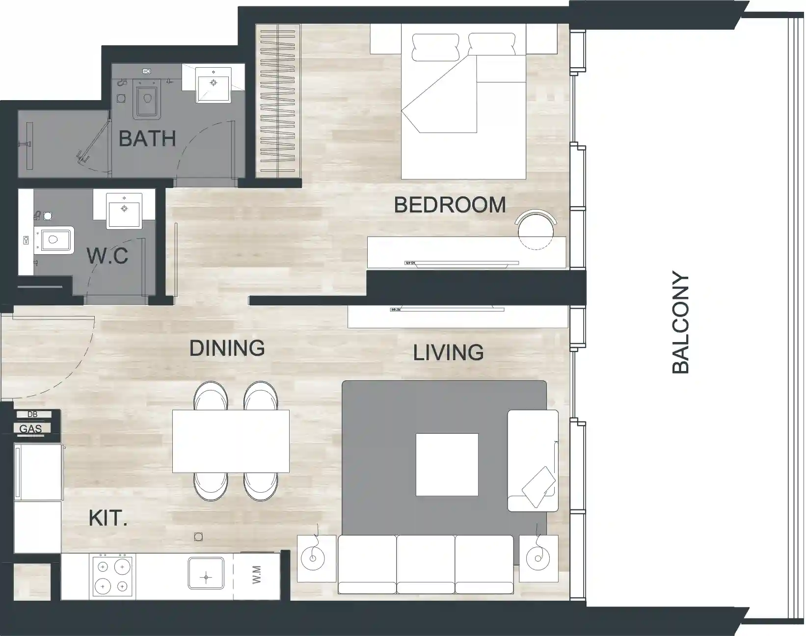 Floor Plans for Binghatti Ghost in Dubai