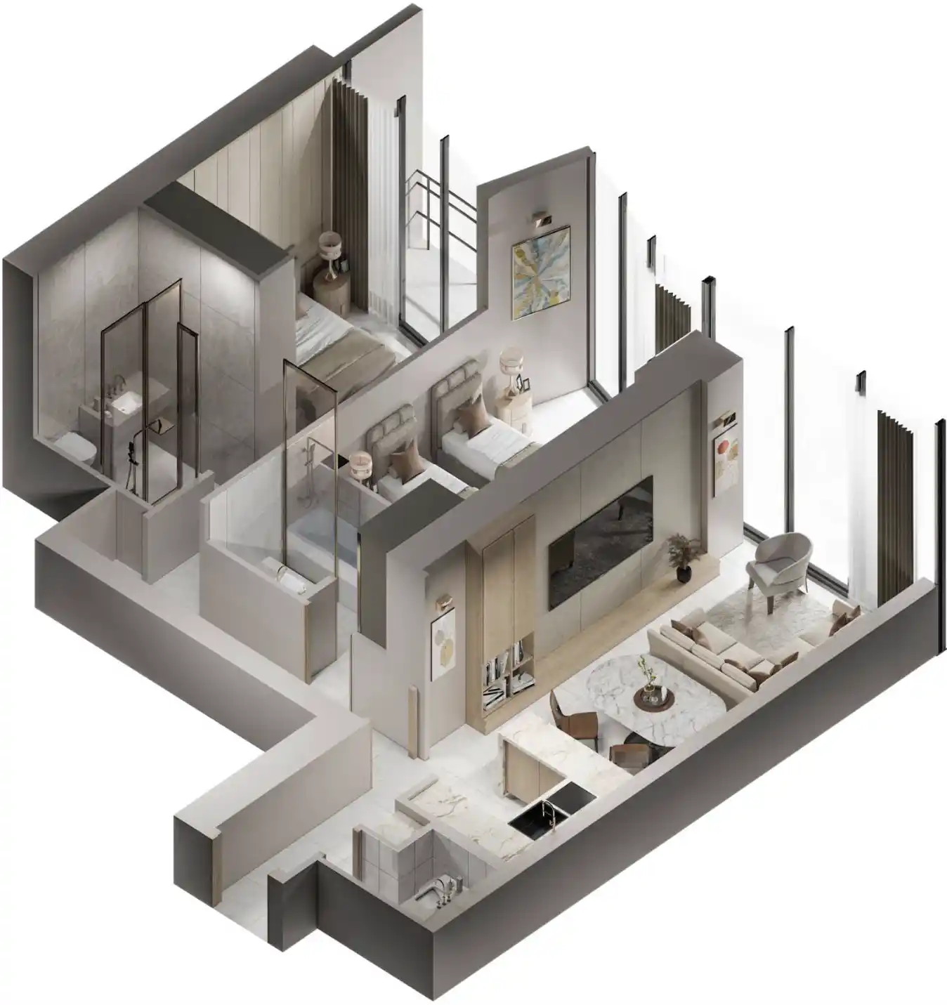 Floor Plans for The Biltmore Residences Sufouh in Dubai