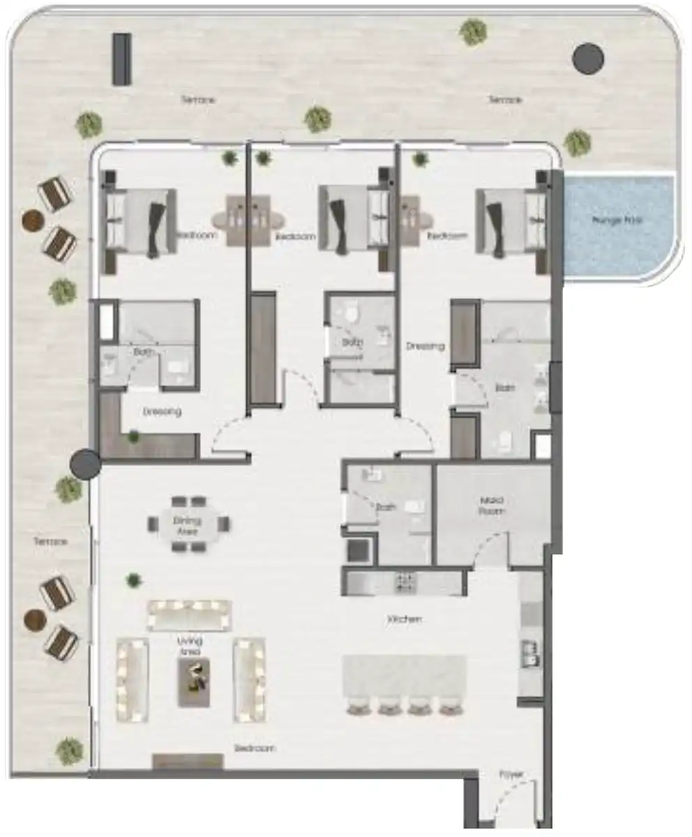 Floor Plans for Belmont Park by MAK Developers in Dubai