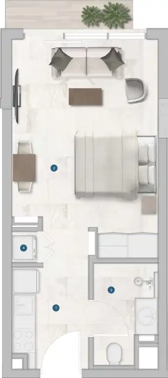 Floor Plans of Sola Residences at Wasl Gate