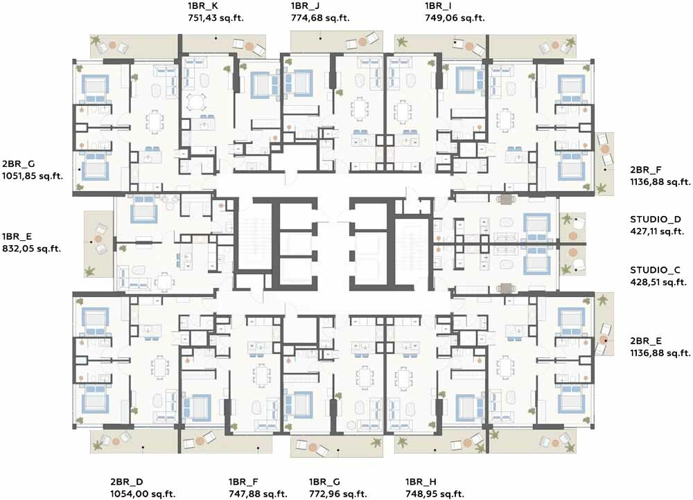 Floor Plans of Object 1 OZONE1