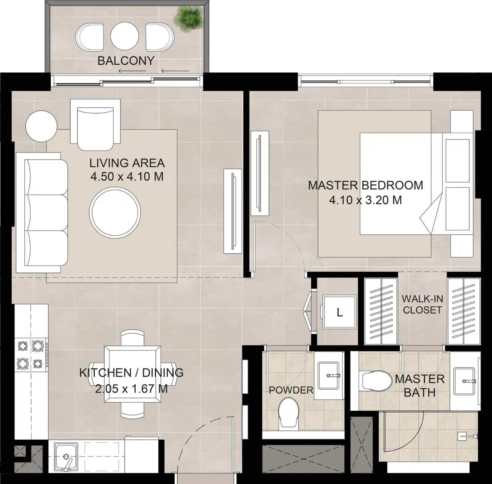 Floor Plans of NSHAMA The Baltimore at Town Square Dubai