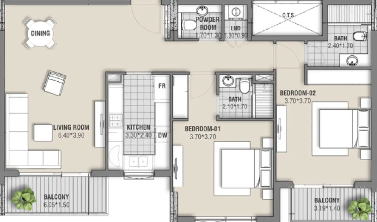 Floor Plans of ZaZEN Ivy