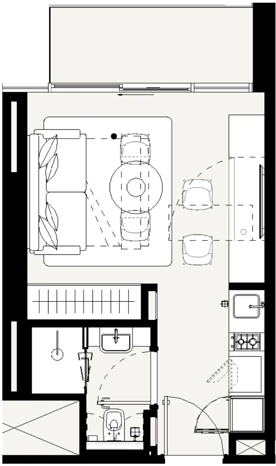 Планировка Azizi Jaddaf Beach Oasis