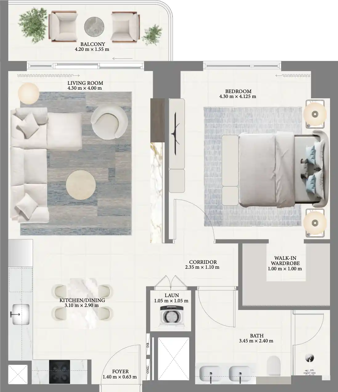 Floor Plans of Emaar Porto View