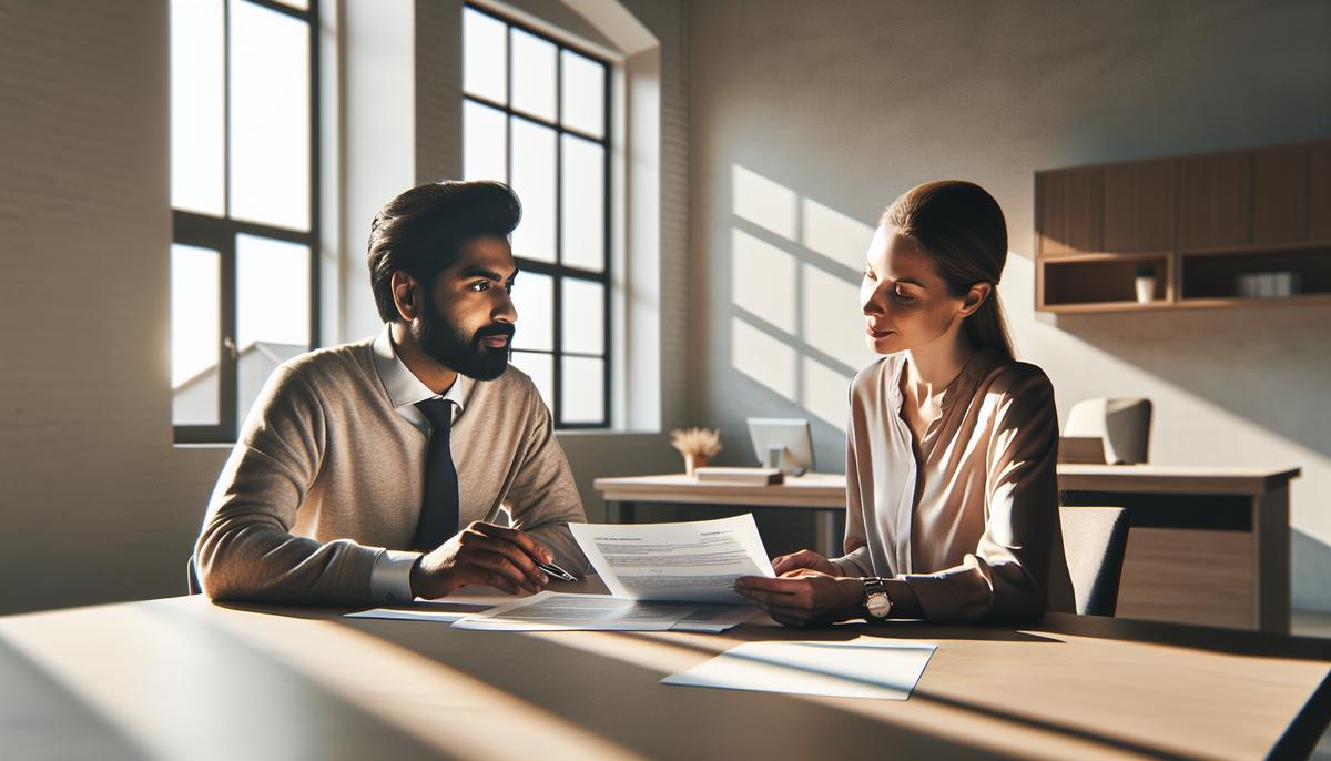 Кредитная история иностранца: влияет ли на ипотеку в Грузии Иностранец обсуждает ипотеку в банке
