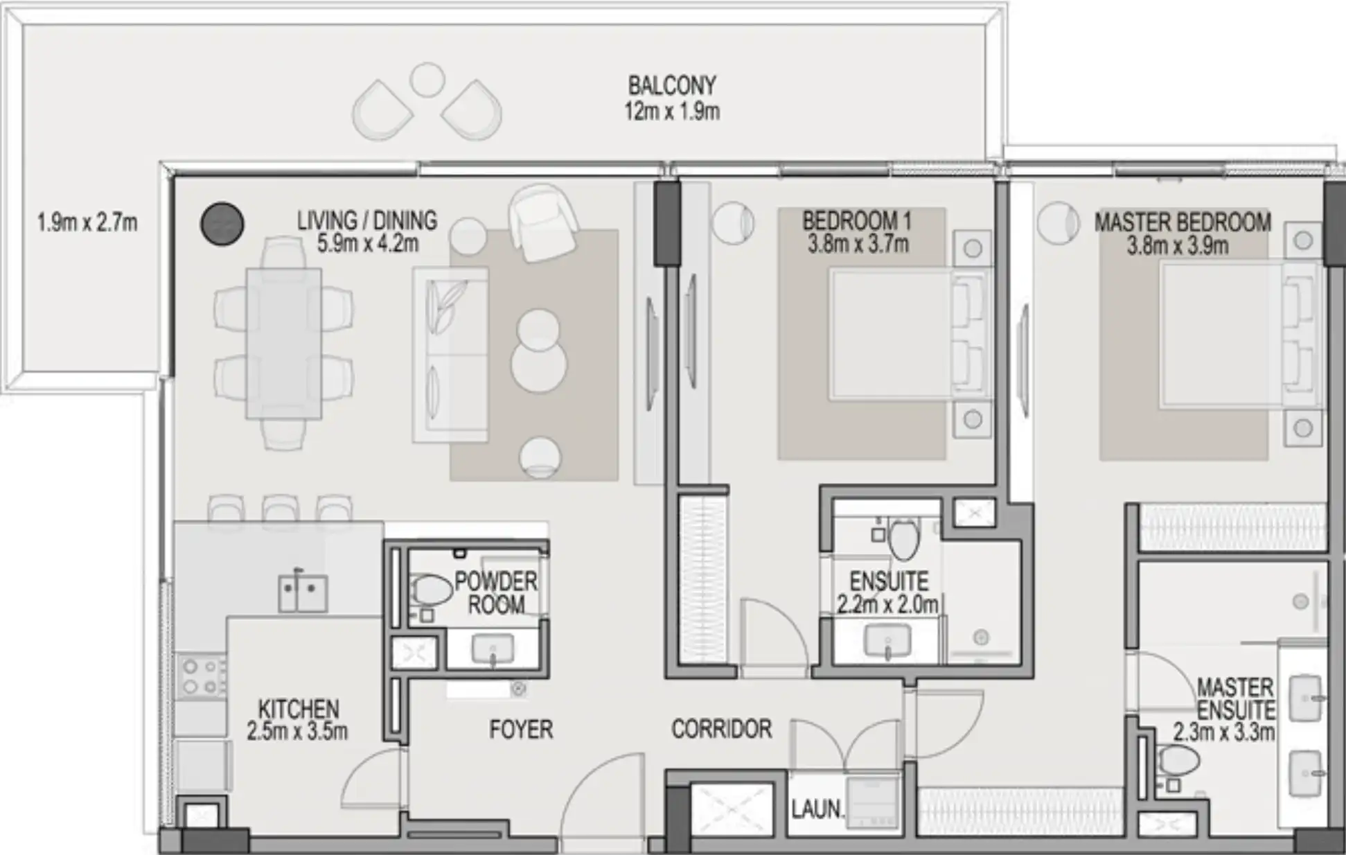 Floor Plans for The Berkeley Residences Dubai Hills Estate in Dubai