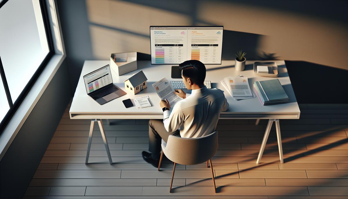 Срок кредита и ставка: как найти баланс по ежемесячному платежу в 2026 Человек сравнивает кредитные предложения