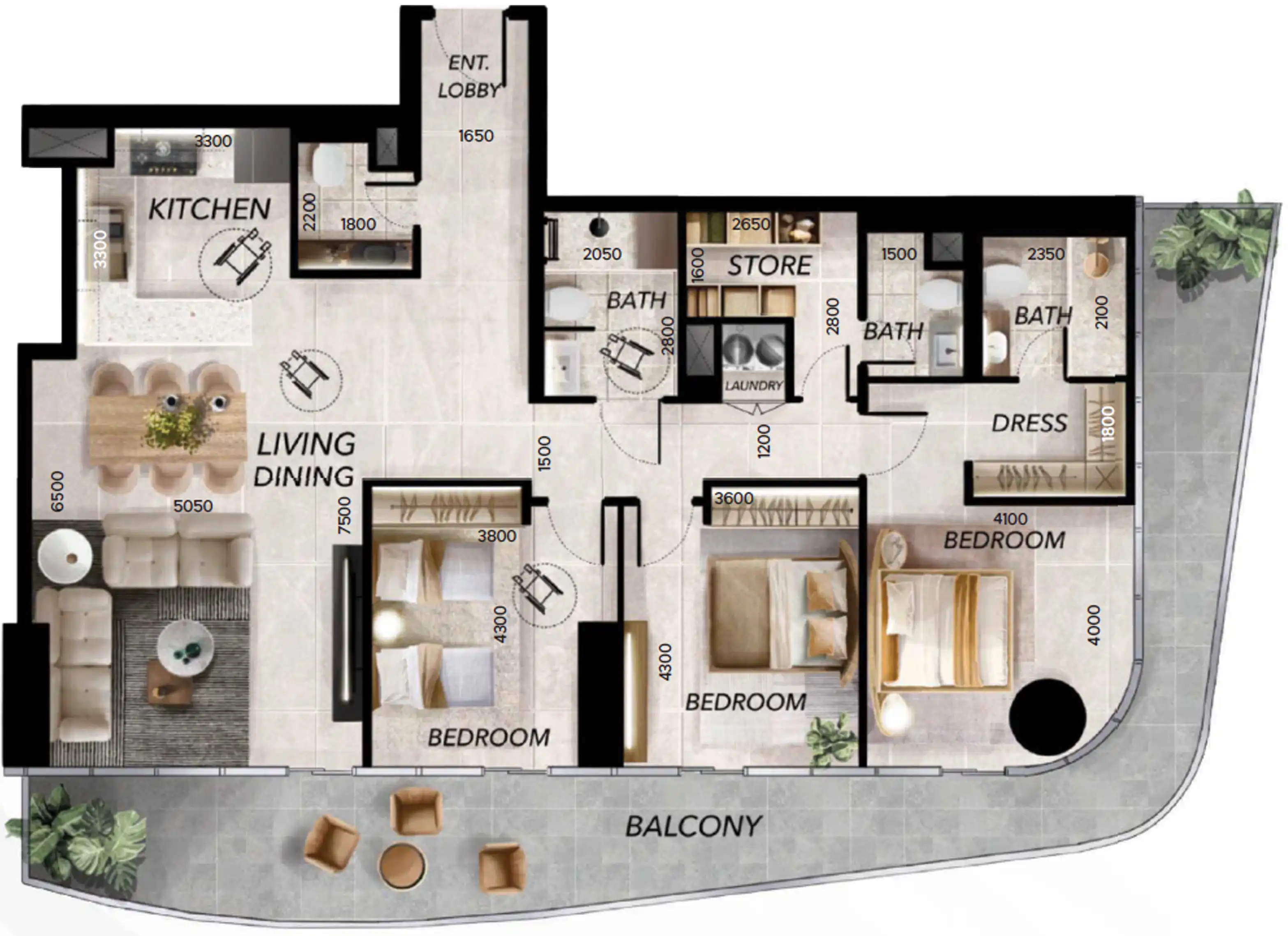 Floor Plans for Radiant Waves in Abu Dhabi