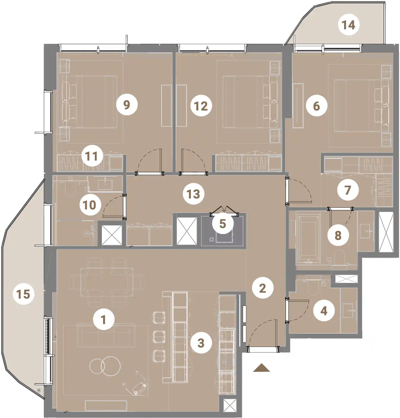 Floor Plans of Takaya Symphony