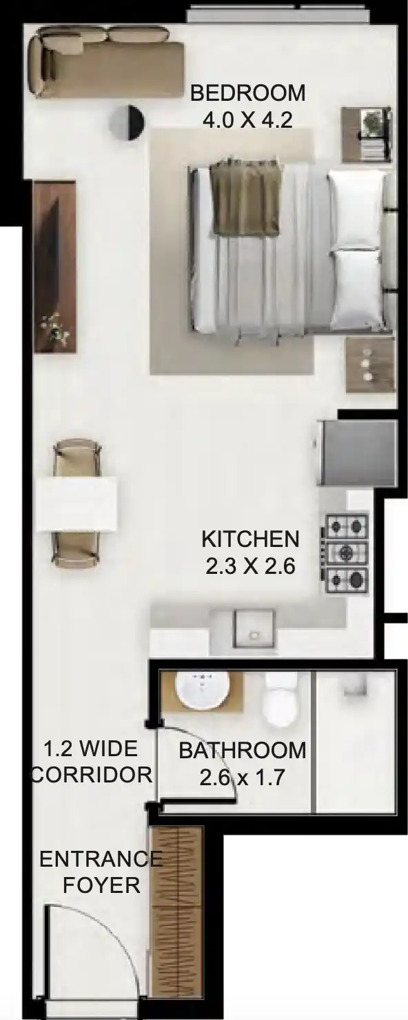 Floor Plans of Franck Muller Vanguard by London Gate