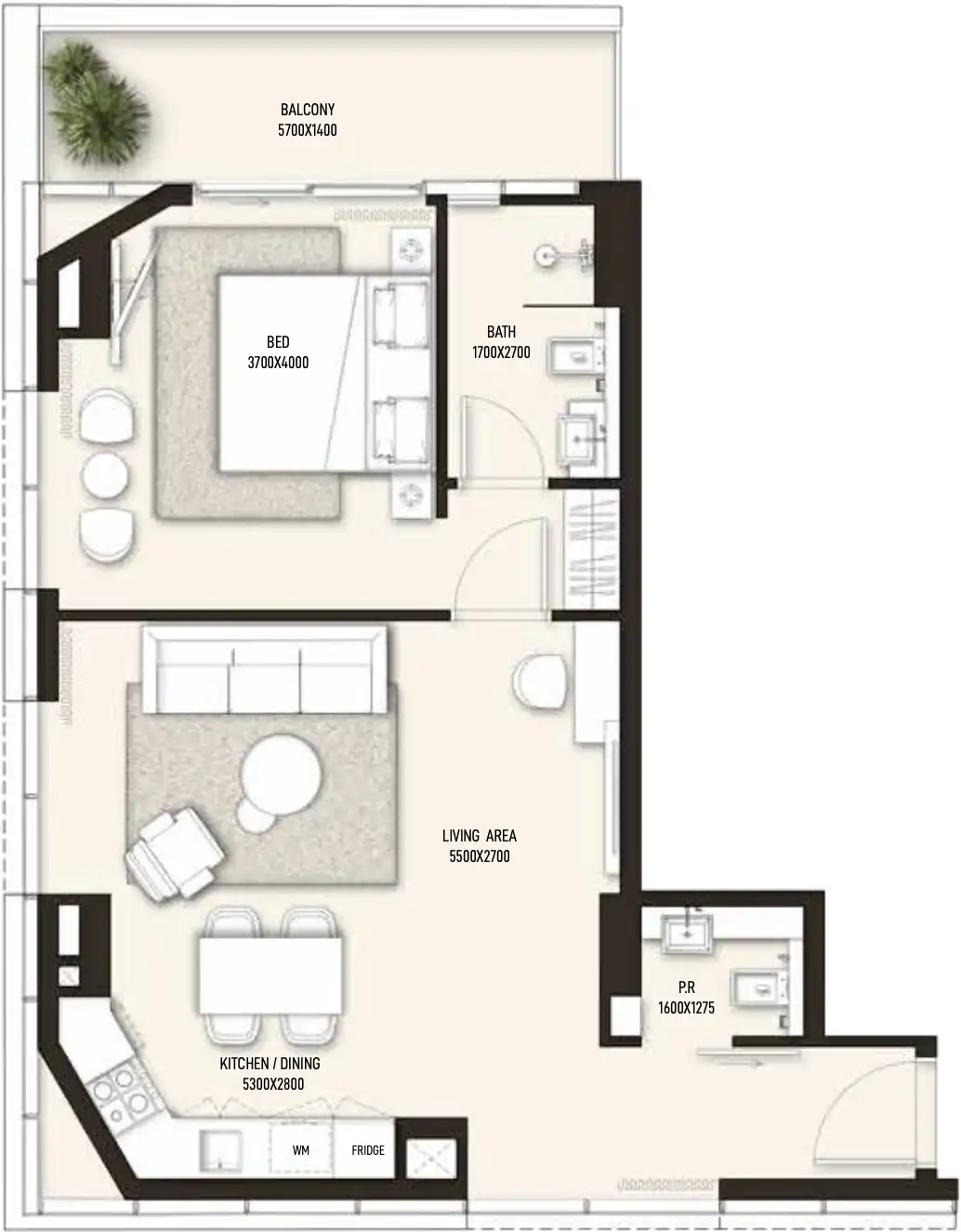 Floor Plans of Condor Golf Links 18