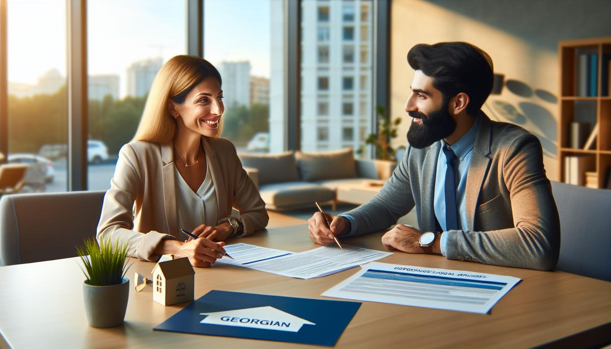 Ипотека для иностранцев в Грузии: мифы и реальность условий в 2026 году Иностранец обсуждает ипотечный кредит в Грузии