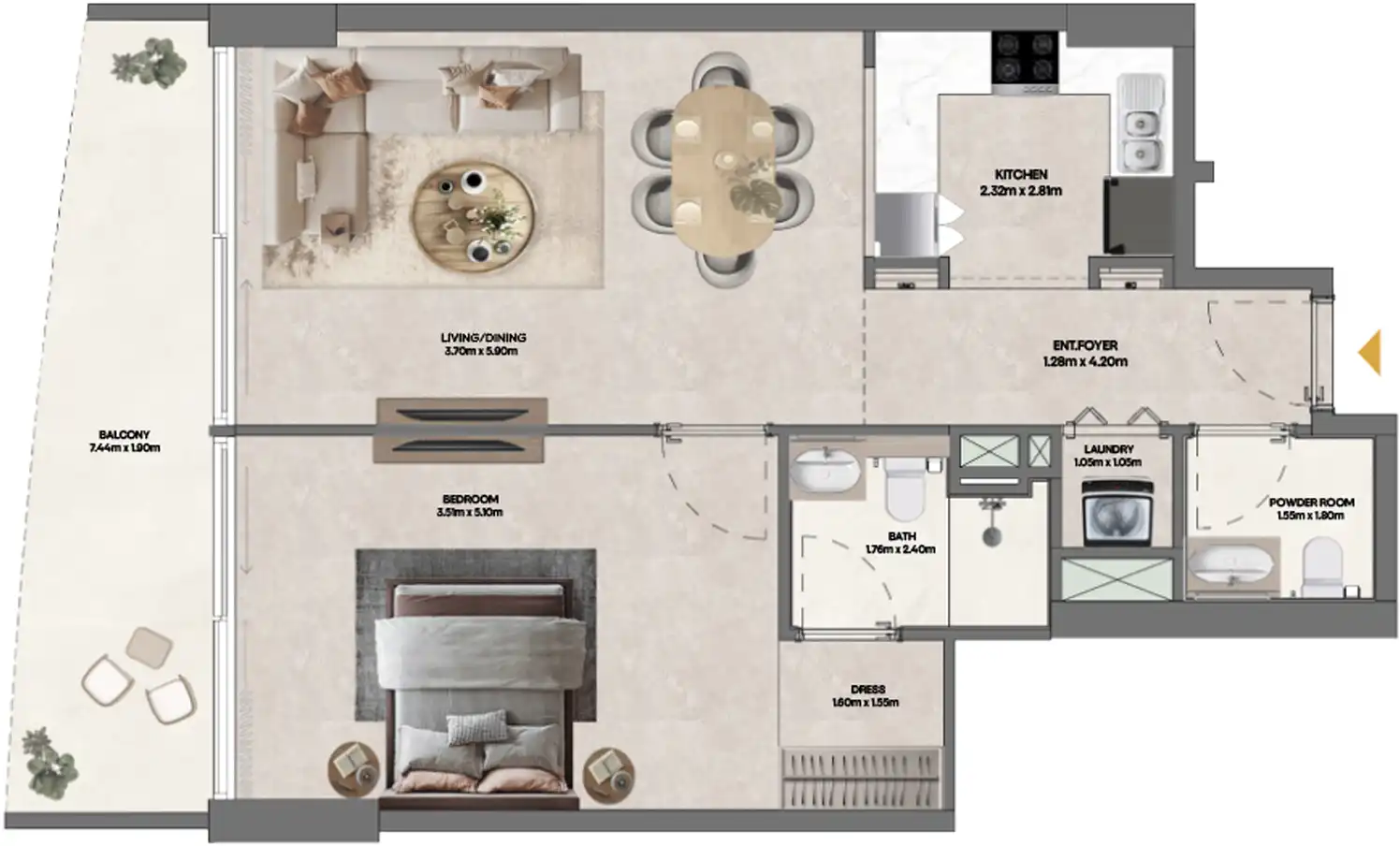 Floor Plans of Hermina by Casagrand