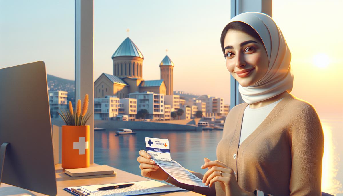 Как получить медицинскую страховку в Грузии Человек оформляет медицинскую страховку в Грузии, консультация агента