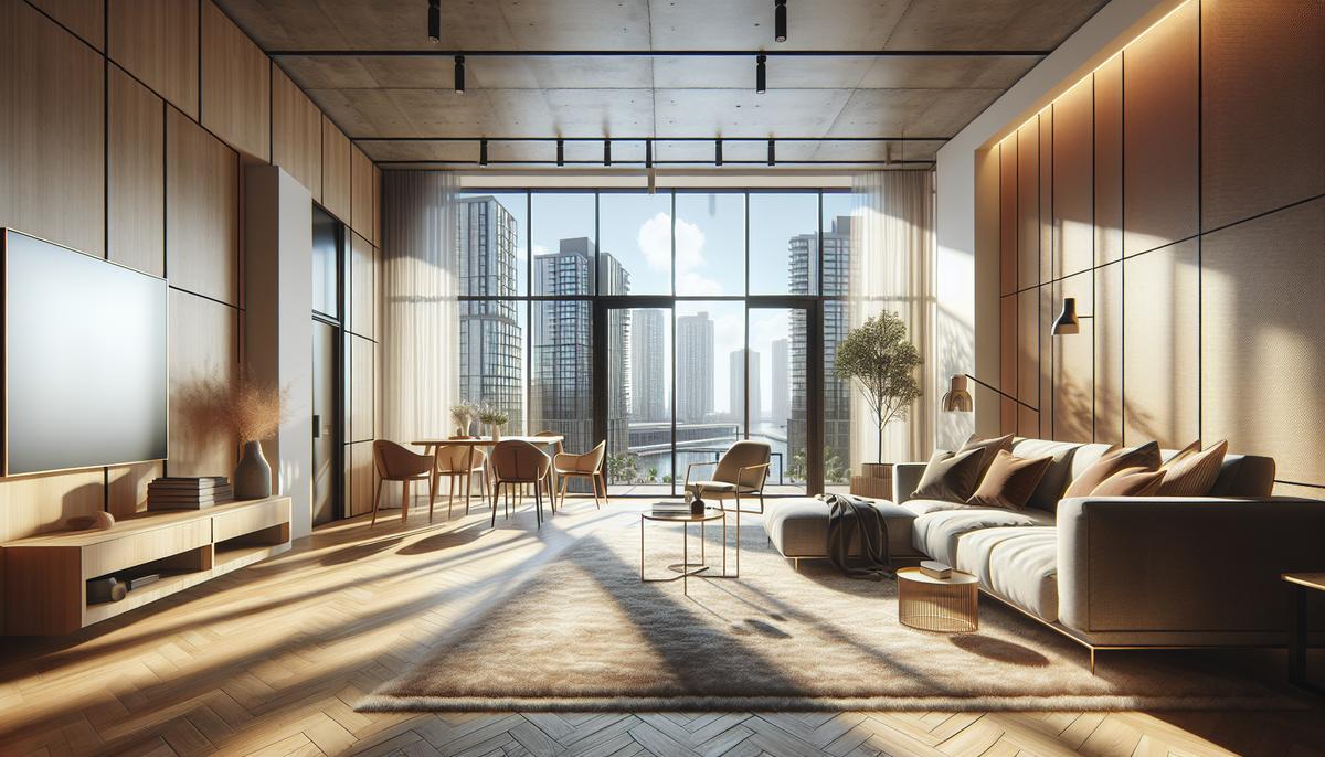 Студия для инвестиций: когда это лучший выбор, а когда нет Светлая студия с видом на город