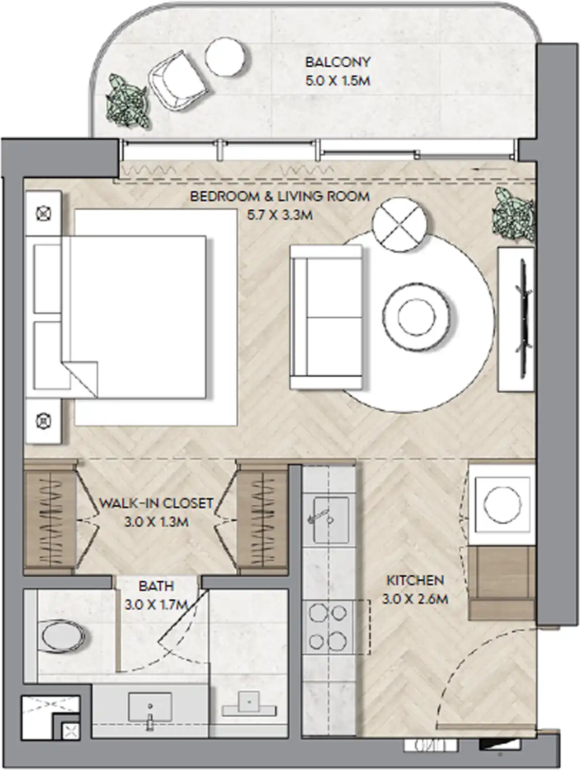 Планировки Nura by RAK Properties