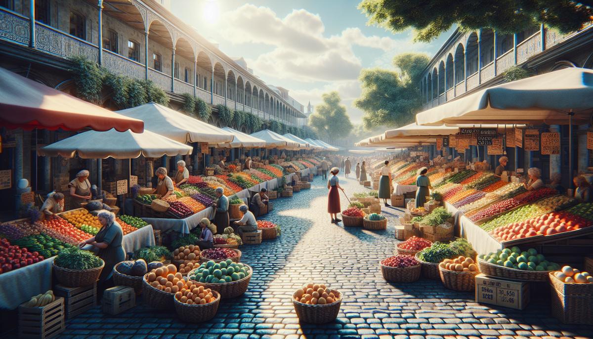 Какие продукты дешевле в Грузии, чем в Европе Рынок свежих продуктов в Грузии с фруктами, овощами и сыром