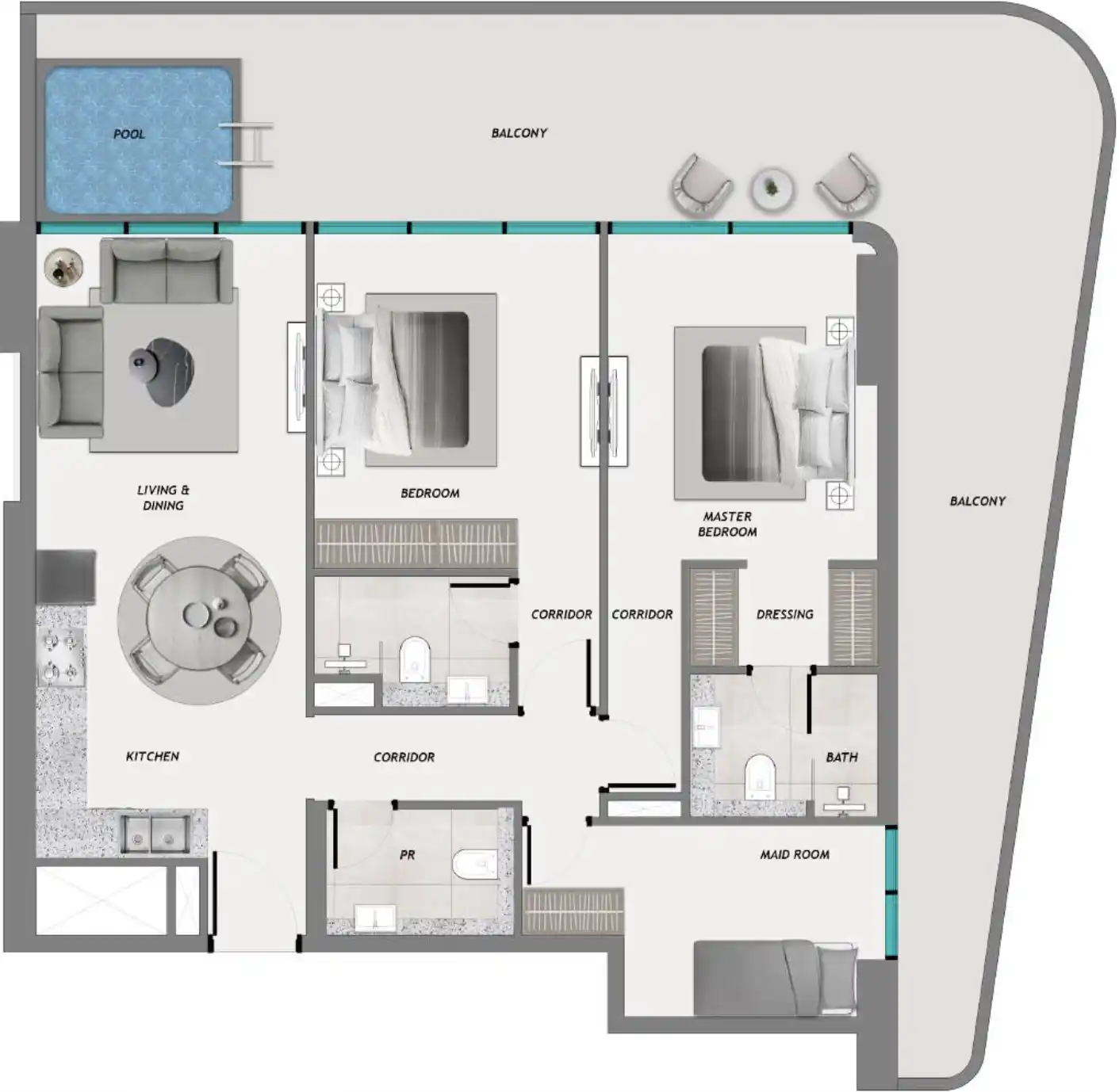 Floor Plans of Samana Resorts