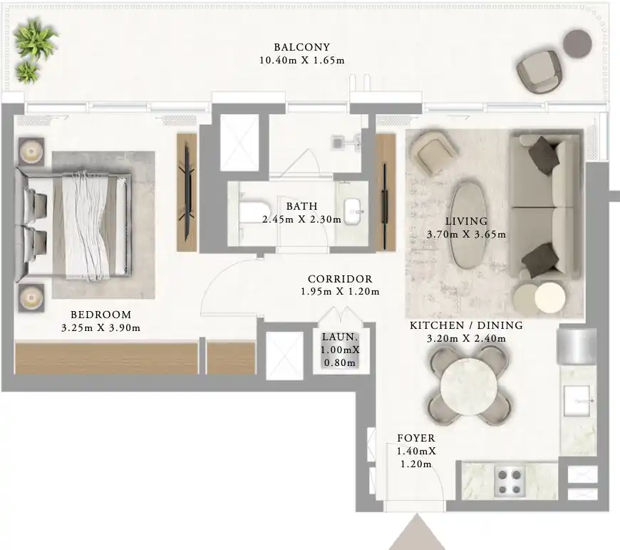 Floor Plans for Emaar Address Residences Al Marjan Island in Ras Al Khaimah