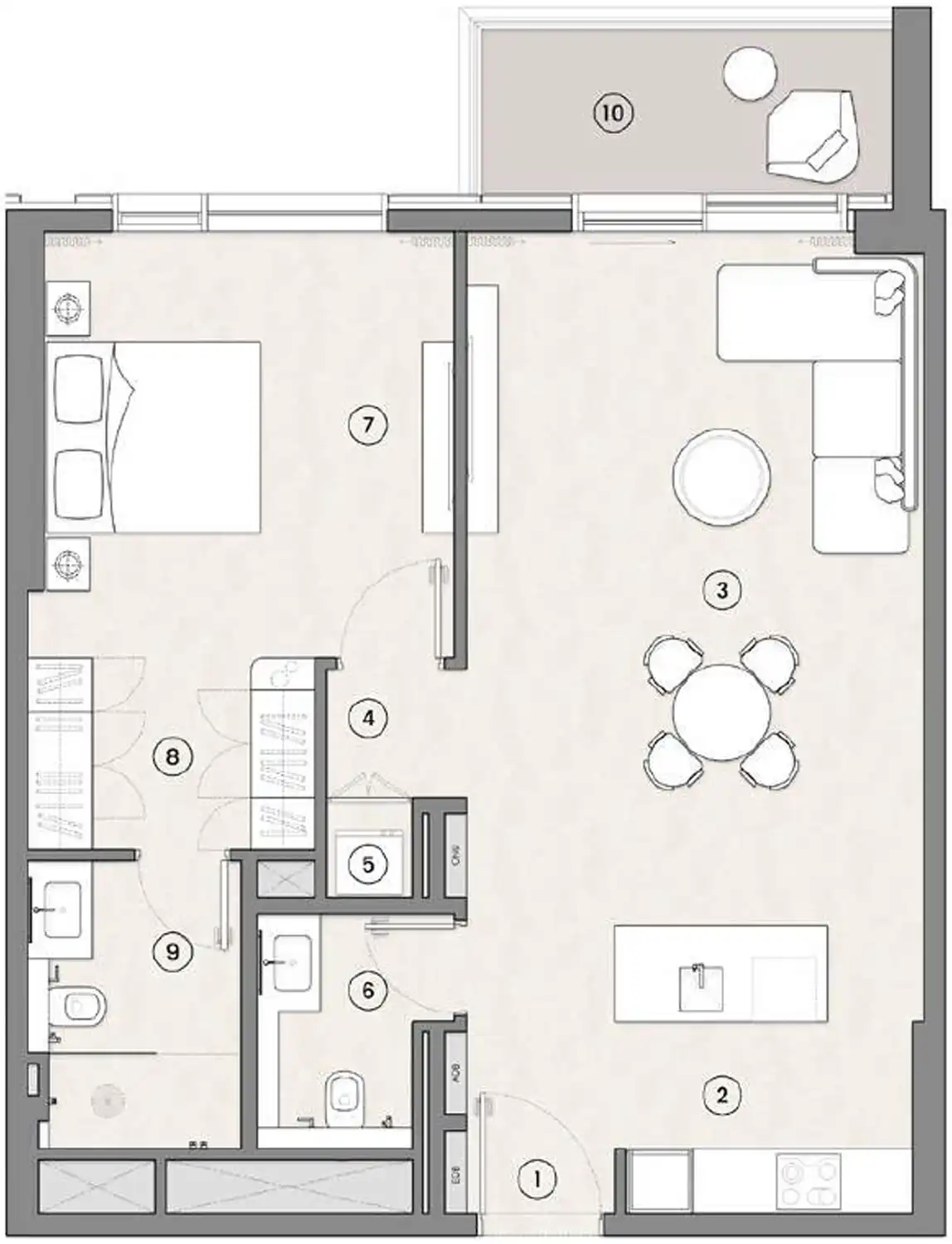 Планировка Tara Park by Modon