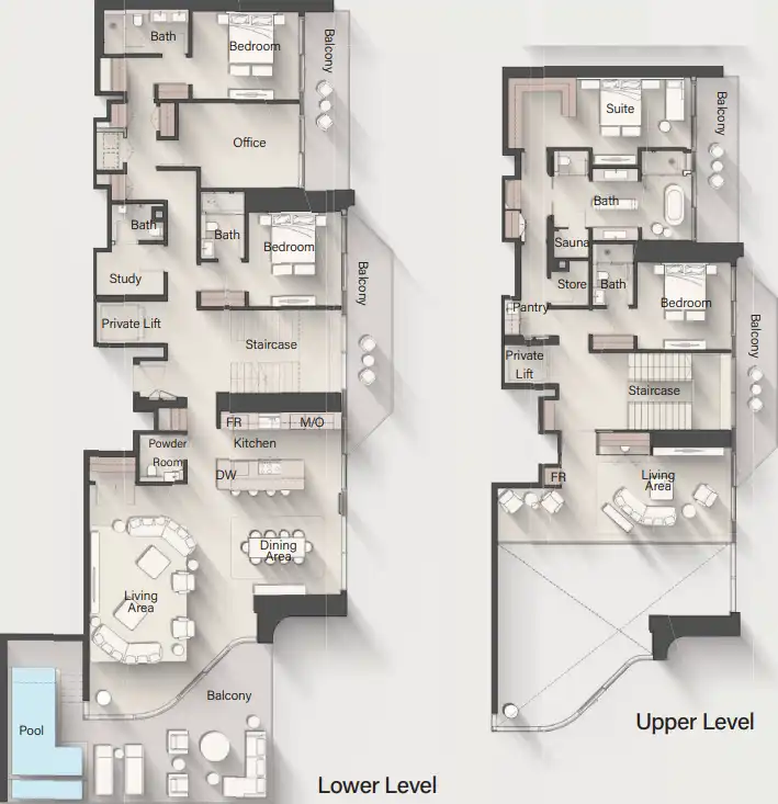 Floor Plans of Ellington Altiera Heights