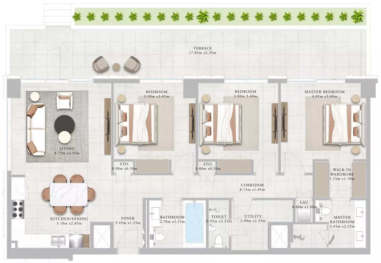 Floor Plans of Emaar Clearpoint