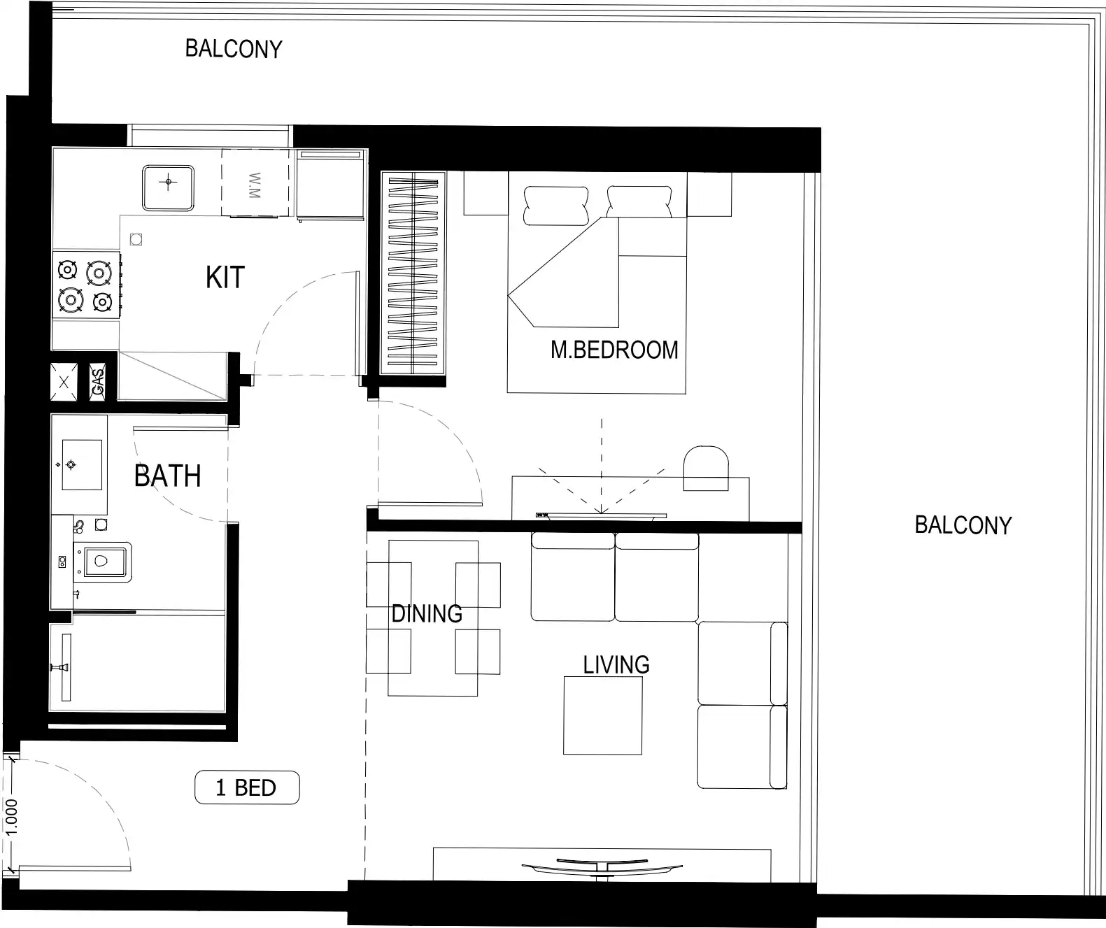 Floor Plans of Binghatti Elite