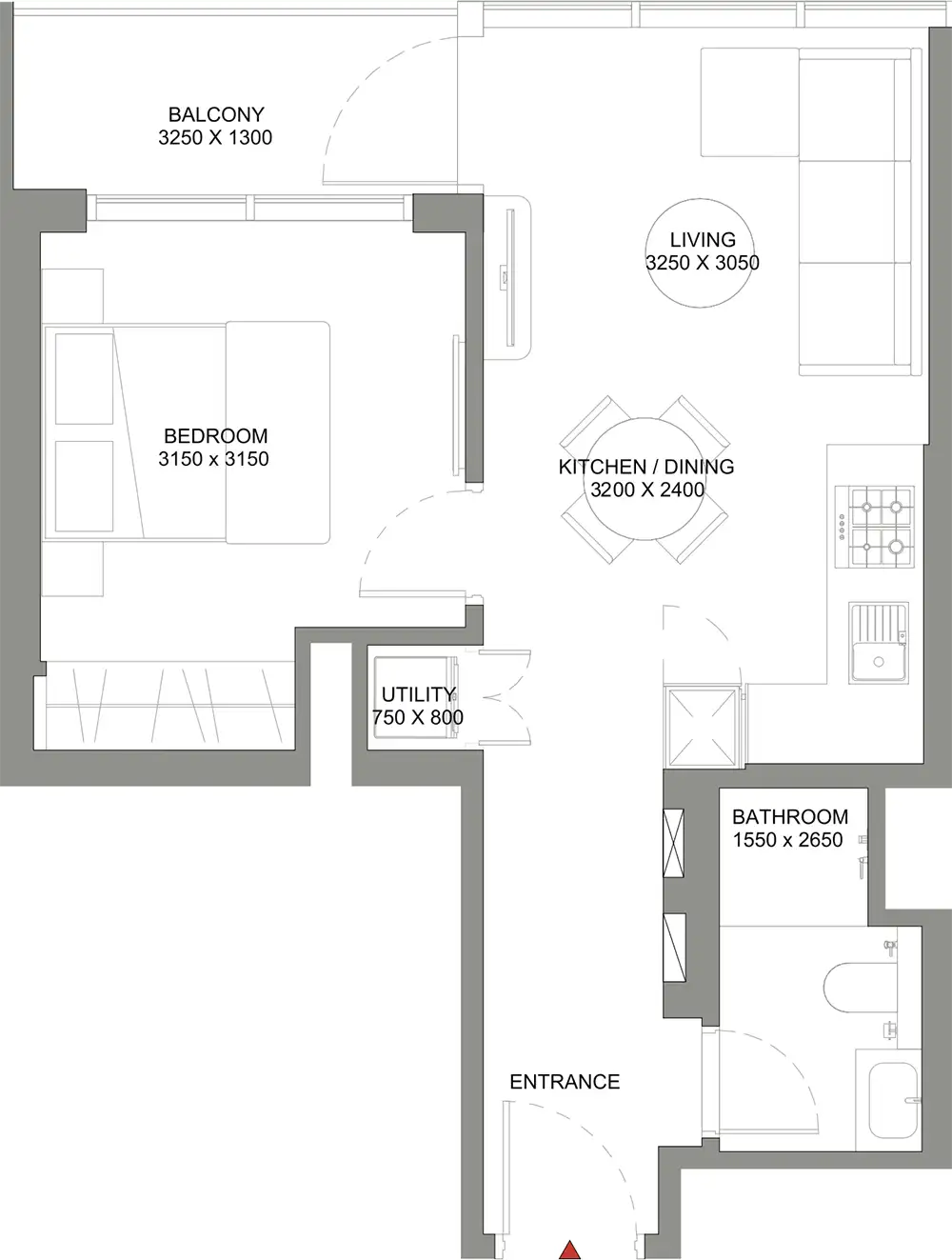 Floor Plans for Sobha Solis in Dubai