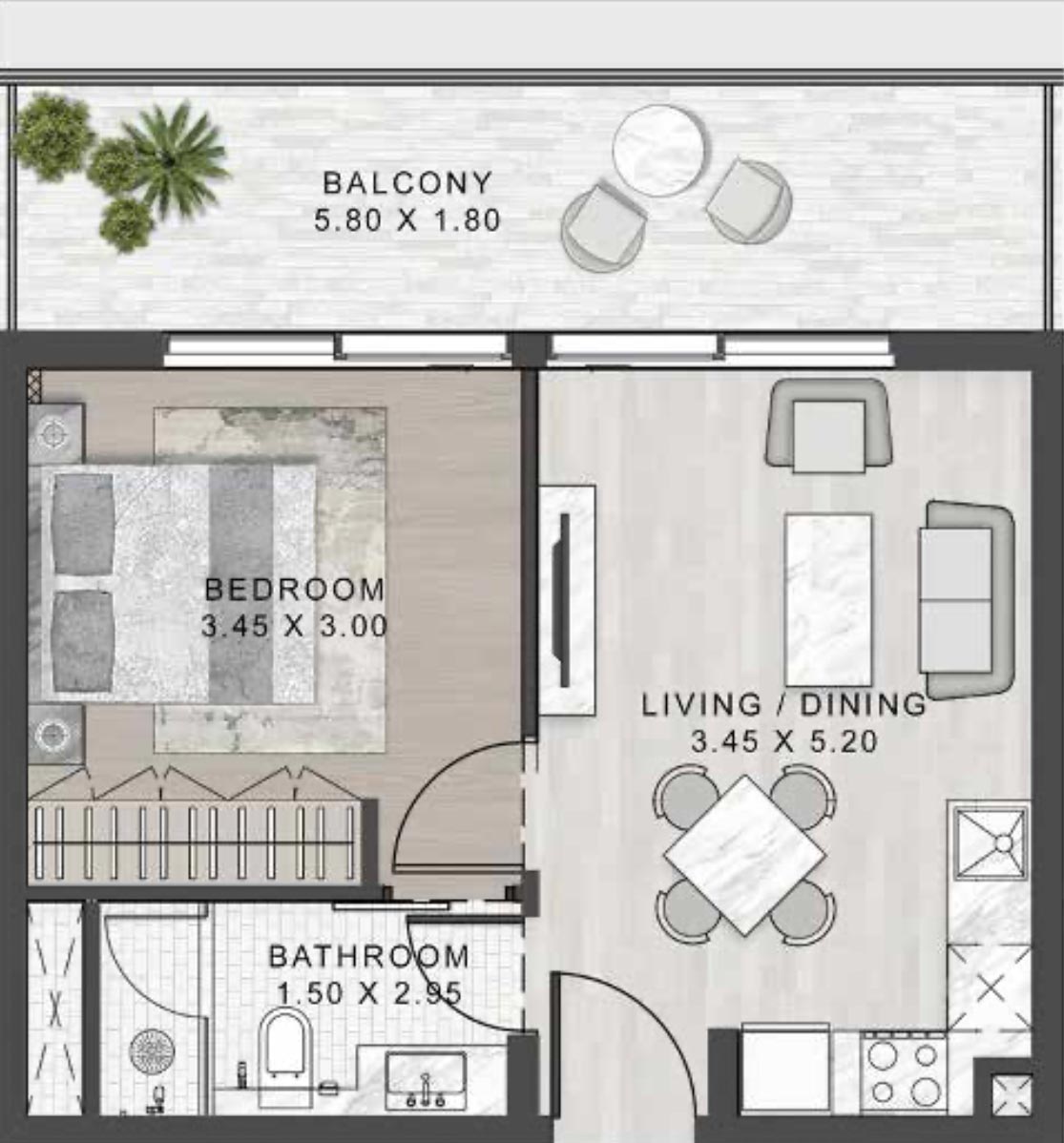 Floor Plans of DAMAC Hills 2 Evergreens