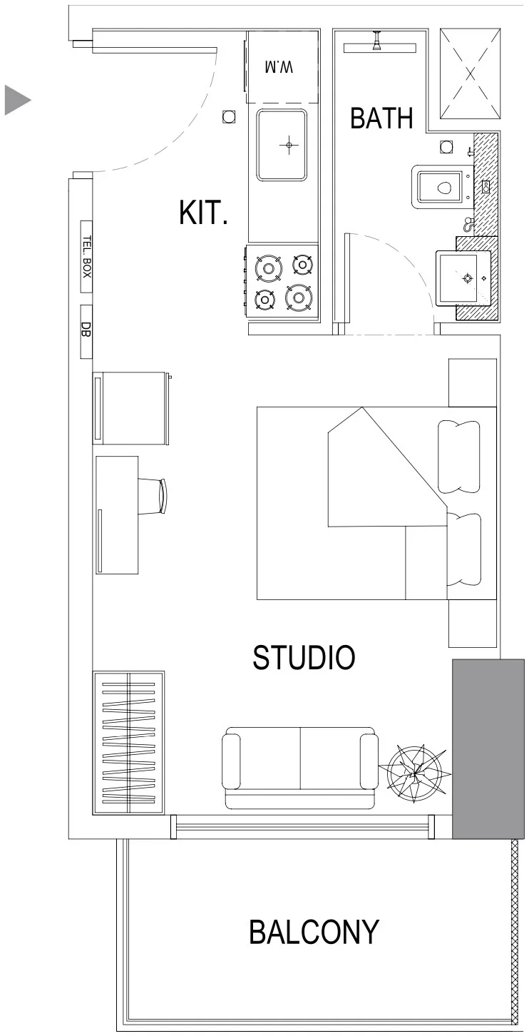 Floor Plans for Binghatti Gardenia in Dubai