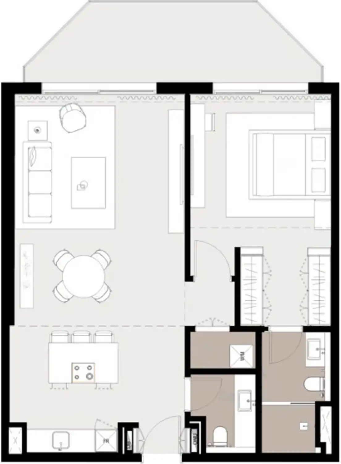 Floor Plans for Bashayer by Modon in Abu Dhabi