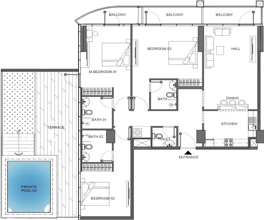 Floor Plans of Vento Tower