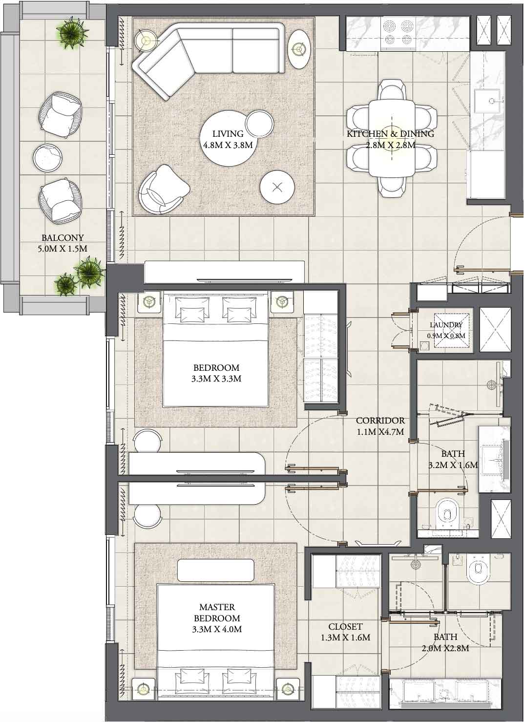 Floor Plans of Emaar Mangrove