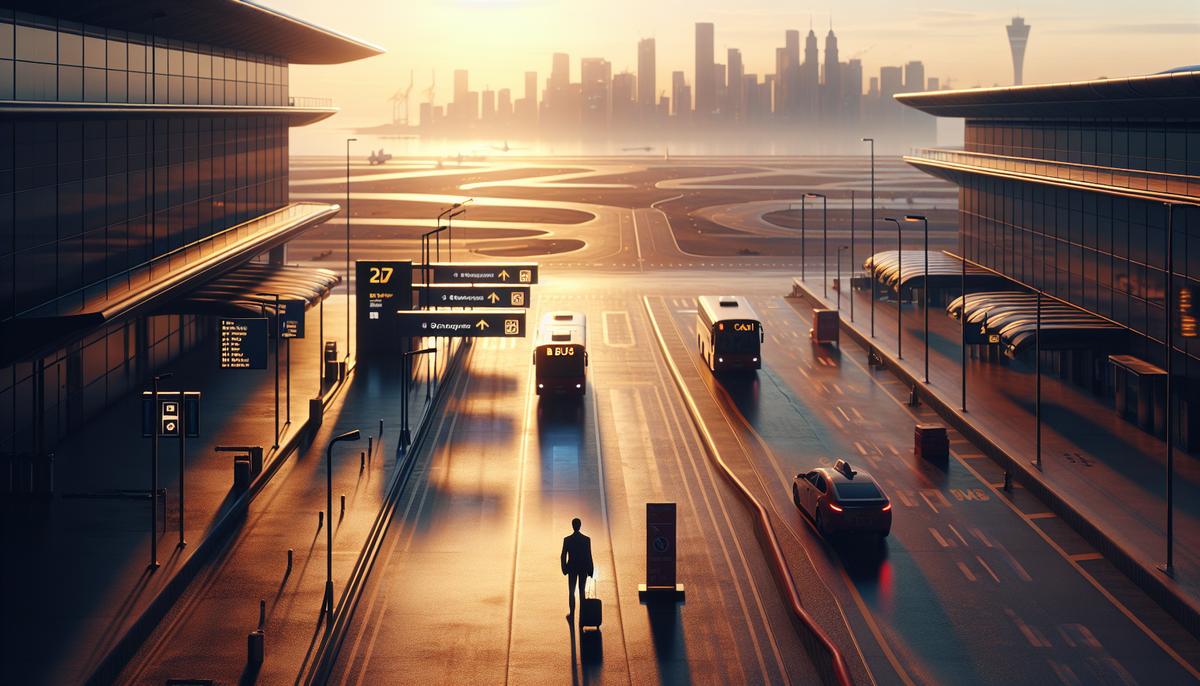 Транспорт и доступ к центру из района аэропорта: маршруты и время в пути Автобус и такси у аэропорта