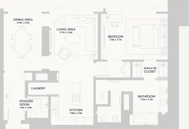 Floor Plans of Waldorf Astoria Residences DIFC