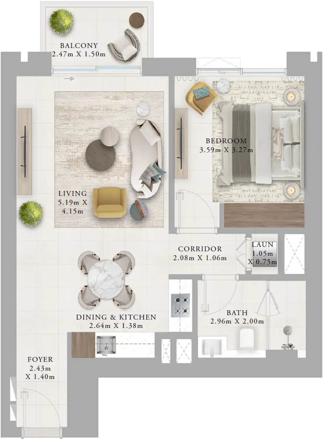 Floor Plans for Emaar Creek Haven in Dubai